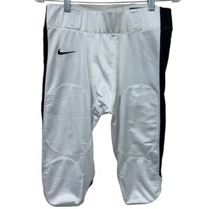 Nike Open Field Football Athletic Pants Men's Large White Stretchable 15" Inseam